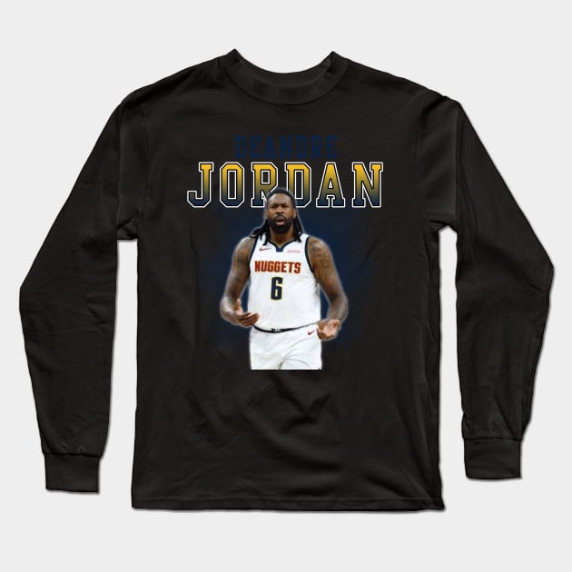 DeAndre Jordan Long Sleeve T-Shirt by Bojes Art